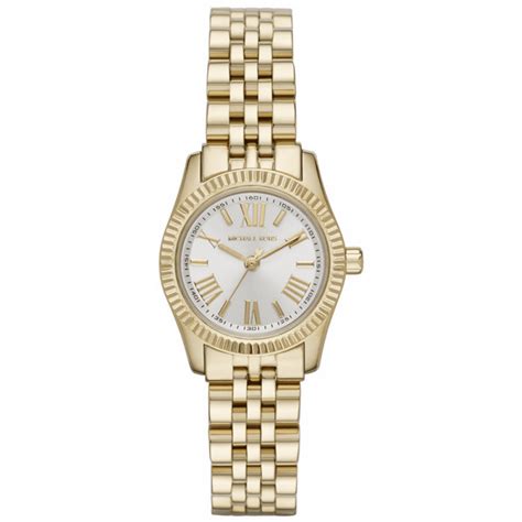 michael kors lexington gold-tone ladies watch mk3229|Michael Kors Ladies Gold Petite Lexington Watch MK3229.